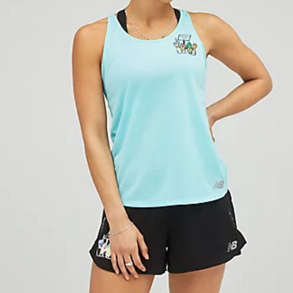New Balance Women's Printed Impact Run Tank - Picture 1 of 7